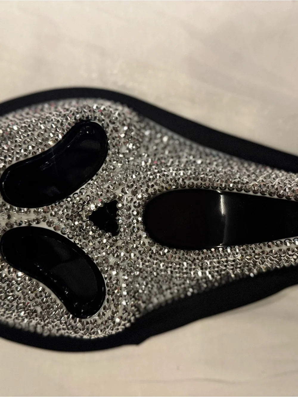 Silver Ghost Face Costume Mask